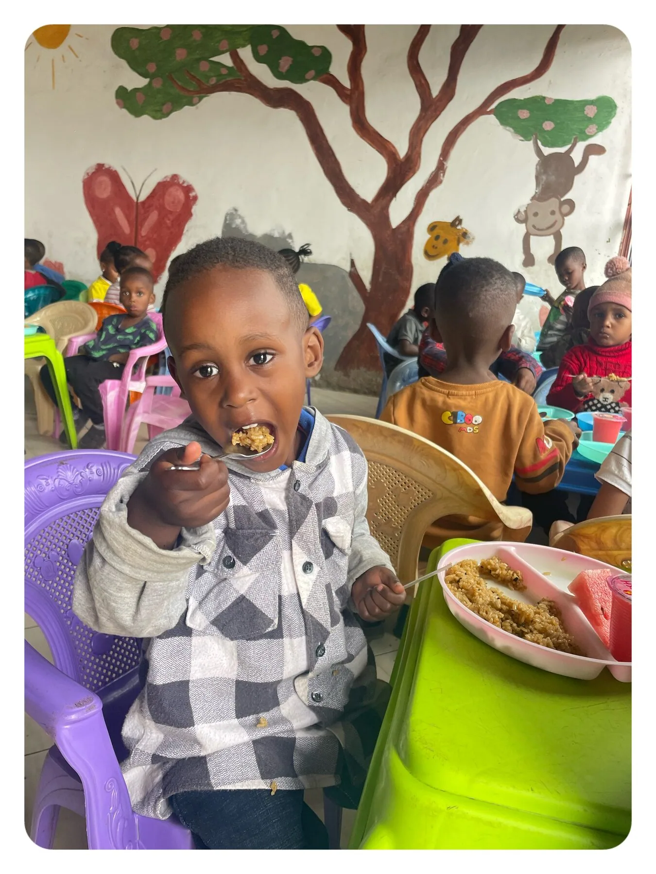 Ein Kind der Mwanga Children Foundation